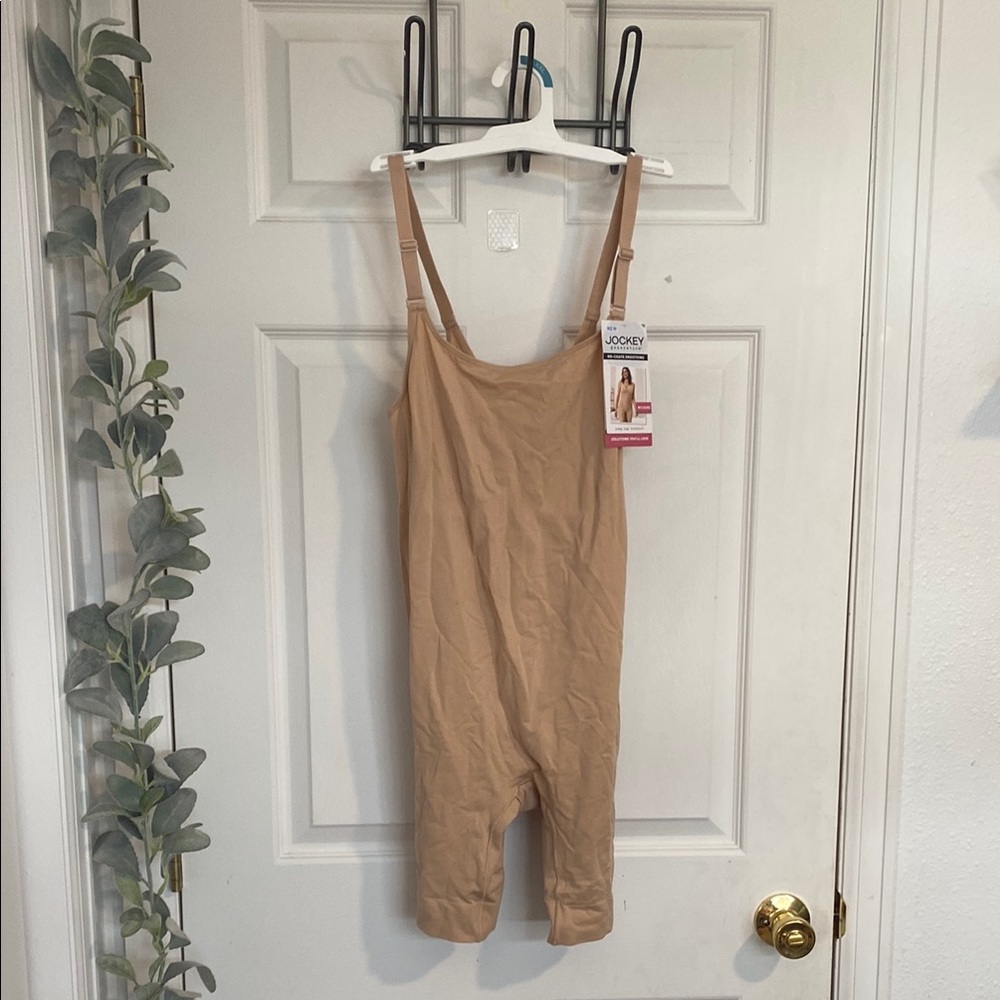 Jockey Beige Long-Leg Bodysuit